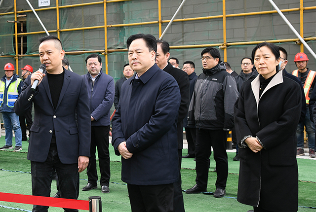 市委書記陳金虎一行 蒞臨天啟·宏億車間項(xiàng)目督查指導(dǎo)