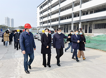 市委副書記、市長盛蕾調(diào)研天啟青龍配套高中項目