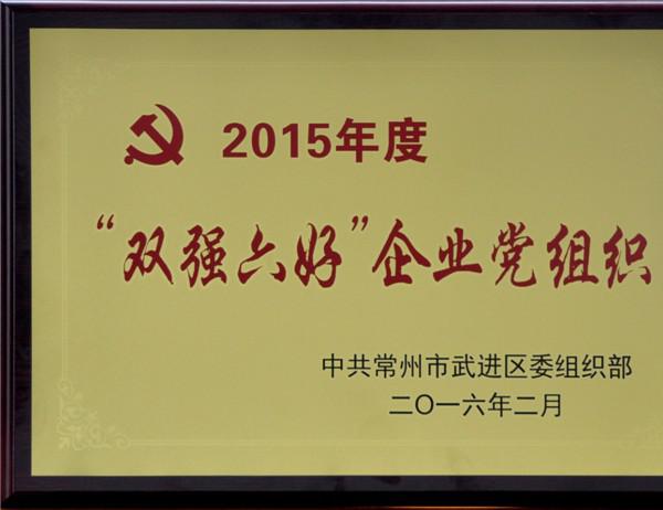 2015年度雙強六好企業(yè)黨組織