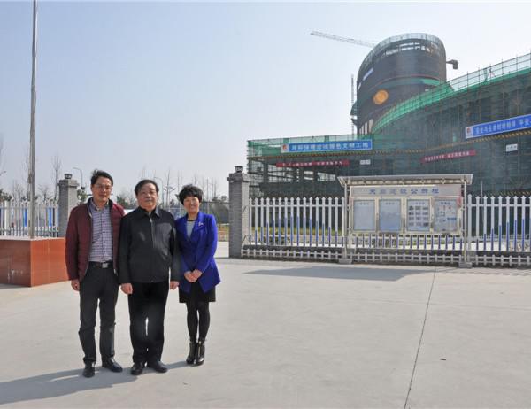 江蘇建筑行業(yè)協(xié)會副會長 成際貴 蒞臨天啟考察
